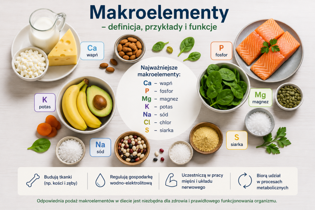 Makroelementy - definicja, przykłady i funkcje