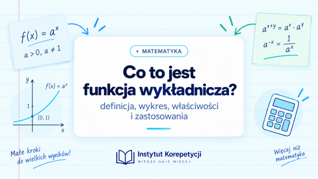 Funkcja wykładnicza - definicja, wykres i właściwości