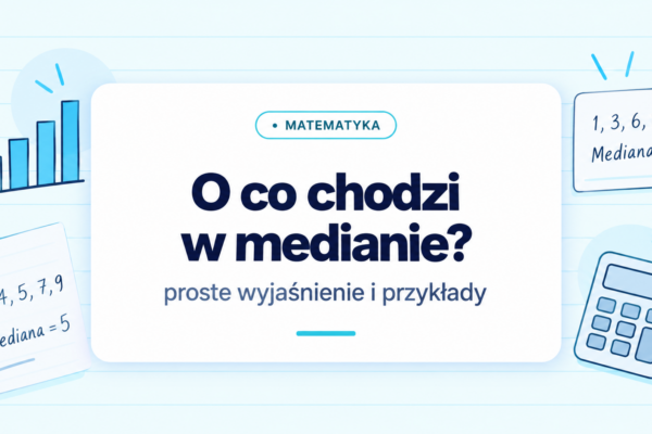 Mediana - jak obliczyć wartość środkową krok po kroku