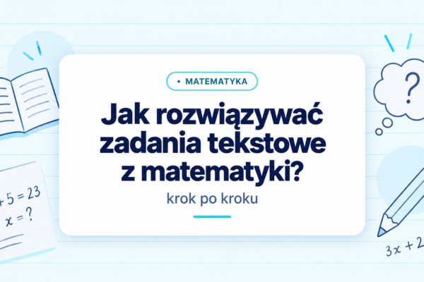 Jak rozwiązywać zadania tekstowe z matematyki - krok po kroku